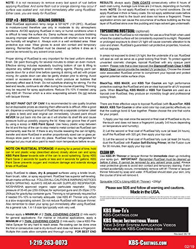 KBS Coatings 4309 Cat Yellow RustSeal - 1 Pint - Image 3