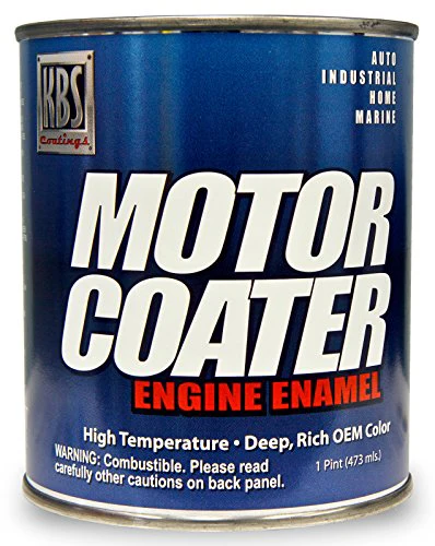 KBS Coatings 60305 T-Bird Red Motor Coater Engine Paint - 1 Pint