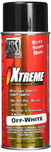 KBS Coatings 65108 Off-White Xtreme Temperature Coating - 12 fl. oz.