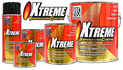 KBS Coatings 65228 Pure White Xtreme Temperature Coating - 8 fl. oz.