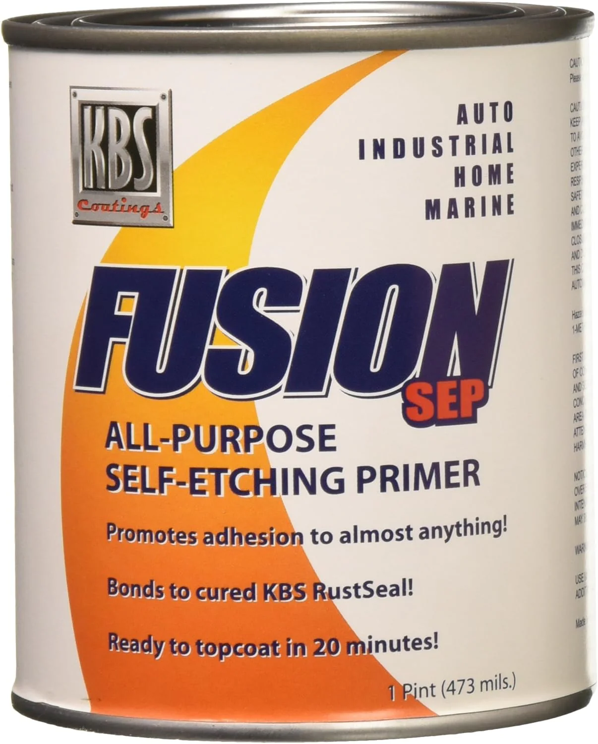 KBS Coatings 7300 Fusion Self-Etch Primer - 1 Pint - Image 2