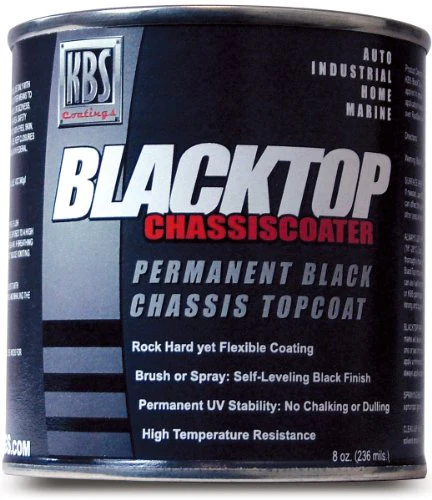 KBS Coatings 8202 OEM Satin Black BlackTop Chassis Paint - 8 fl. oz.