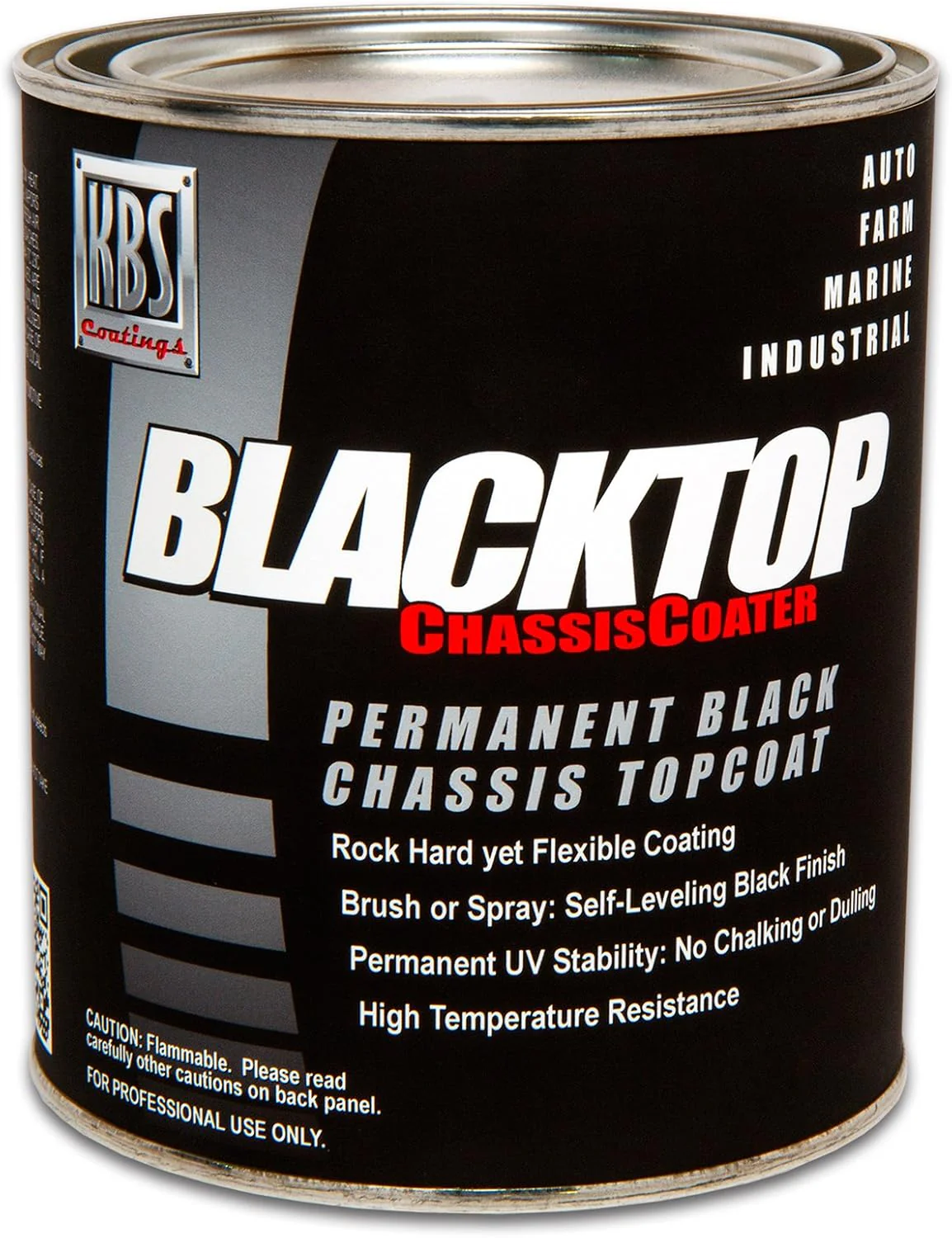 KBS Coatings | ‎8301 | KBS Coatings 8301 Gloss Black BlackTop Chassis Paint - 1 Pint - Image 2