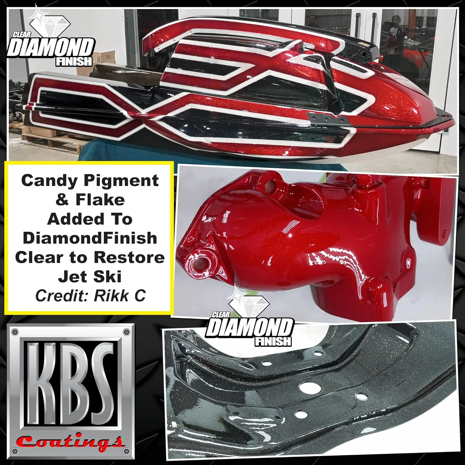 KBS Coatings 8304 DiamondFinish Watercolor Clear Coat - 1 Pint, Coats up to 50 sq ft - Image 8