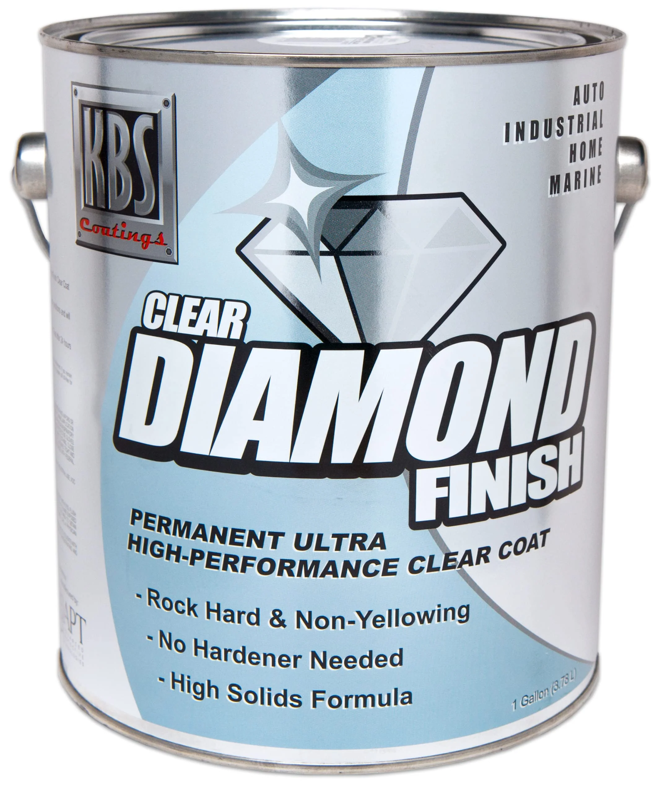 KBS Coatings 8404 DiamondFinish Watercolor Clear Coat - 1 Quart, 32 Fl Oz (Pack of 1)