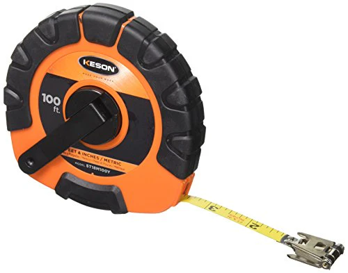 Keson 100ft Long Steel Tape 3x1 Rewind - Image 2
