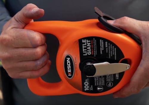 Keson G100 Little Giant Chalk Line Reel, 12-Ounce Chalk Capacity, 100-Foot - Image 3