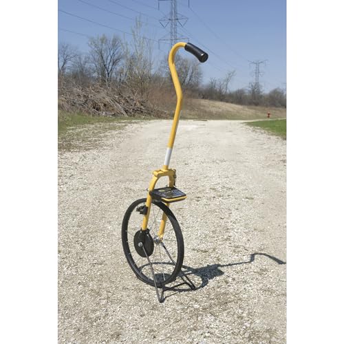 Keson MP401E Electronic Metal Frame Measuring Wheel with Spoked Wheel, 15-1/2-Inch Diameter , Yellow - Image 6