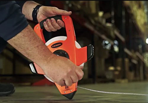 Keson NRS10200H Nylon-Reinforced Steel Blade Tape Measure, Speed Rewind (Graduations: 1/10, 1/100), 200-Foot - Image 10