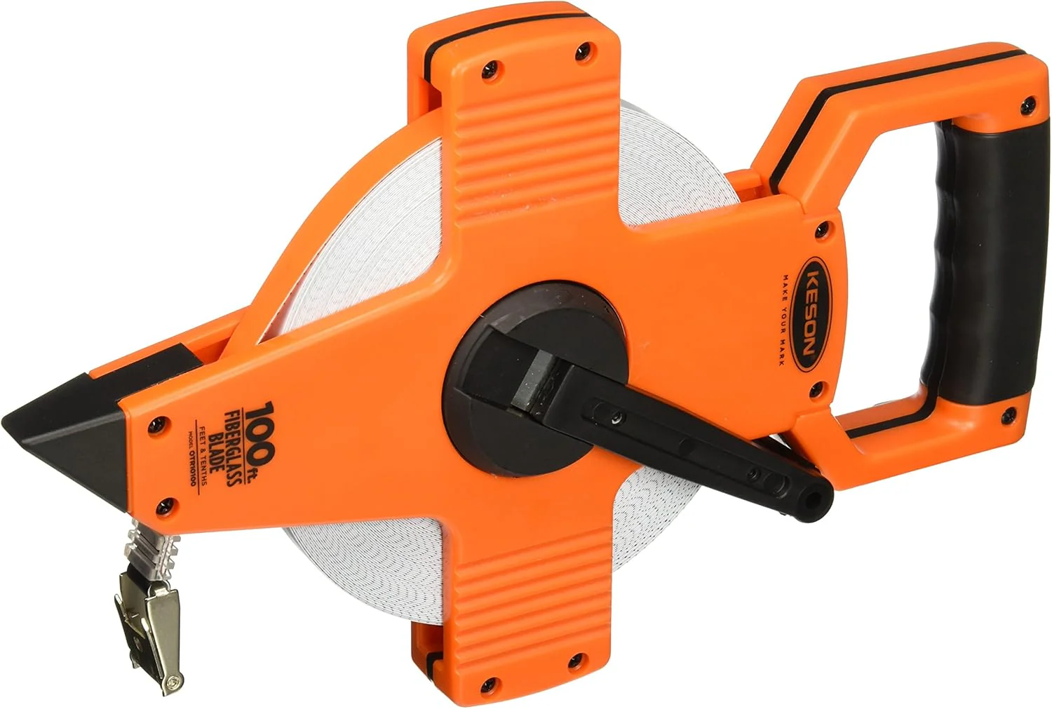 Keson - OTR-10-100 OTR10100 Open Reel Fiberglass Tape Measure Reel (Graduations: 1/10, 1/100), 100-Foot - Image 2