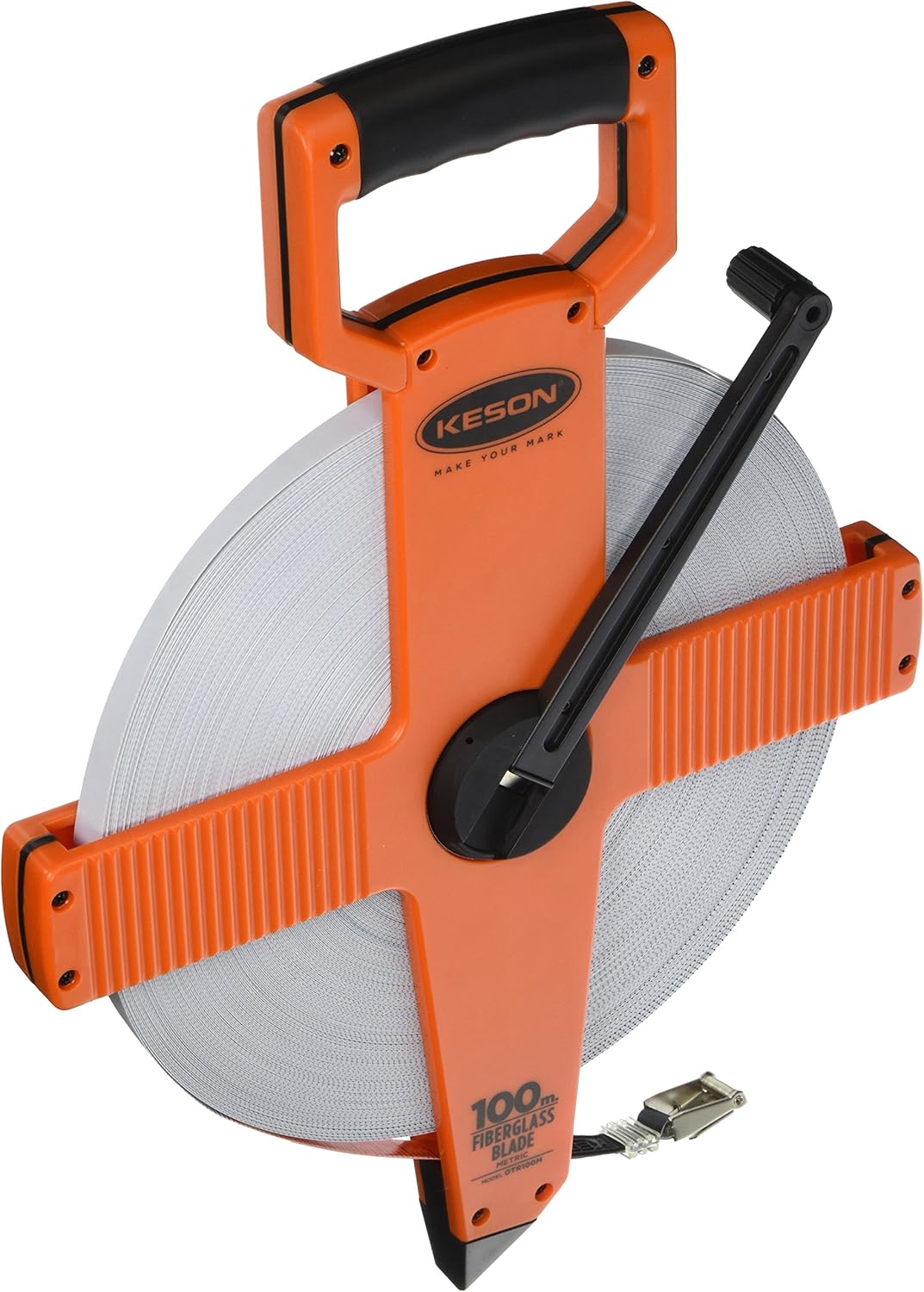 Keson OTR100M Open Reel Fiberglass Tape Measure Reel (Graduations: 2mm), 100-Meter - Image 2