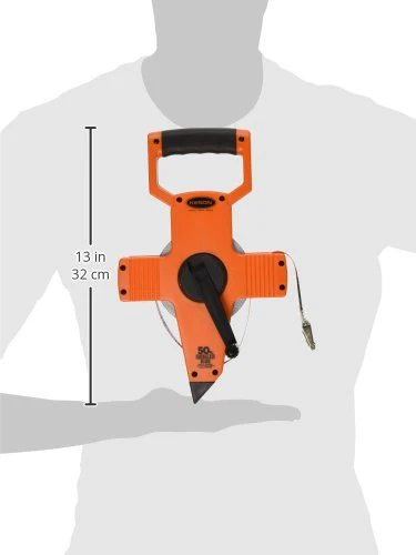 Keson OTR1050 Open Reel Fiberglass Tape Measure Reel (Graduations: 1/10, 1/100), 50-Foot - Image 3