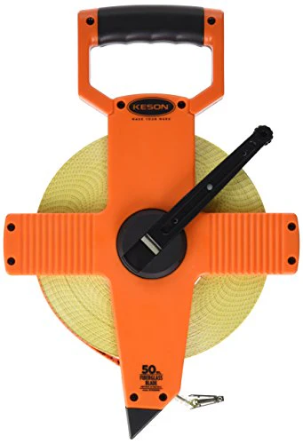 Keson OTR50MM Open Reel Fiberglass Tape Measure Reel (Graduations: 5mm & 2mm), 50-Meter