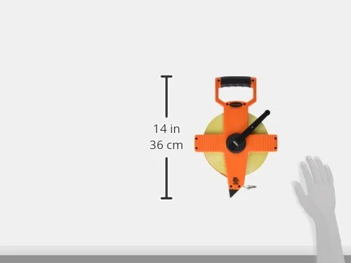 Keson OTR50MM Open Reel Fiberglass Tape Measure Reel (Graduations: 5mm & 2mm), 50-Meter - Image 2