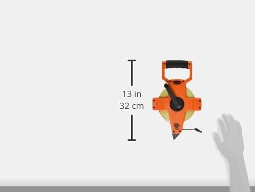 Keson Tape Measure, 1/2 in x 100 ft/30m, Pumpkin, 100 ft./30m Length (OTR18M100) - Image 4