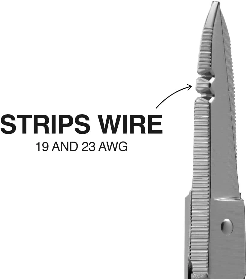 Klein Tools 100CS Serrated Electrician Scissors with Stripping - Image 3