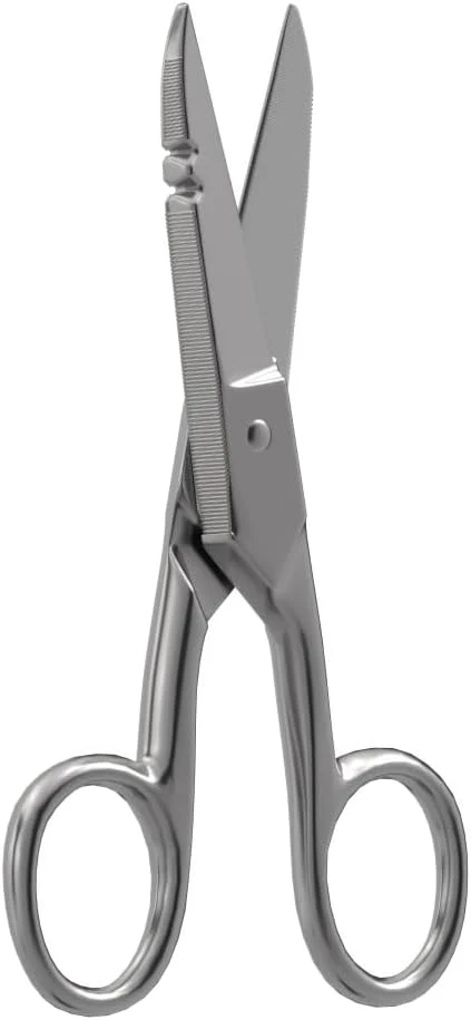 Klein Tools 100CS Serrated Electrician Scissors with Stripping - Image 8