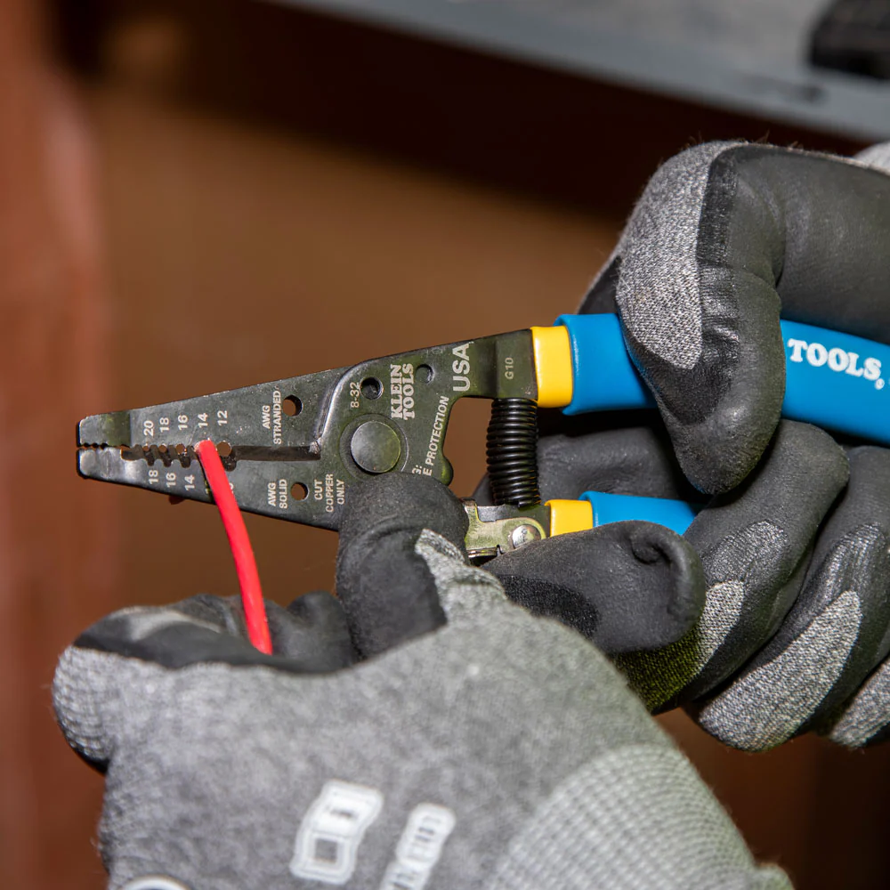 Klein Tools 11055 Solid and Stranded Copper Wire Stripper and Cutter - Image 6