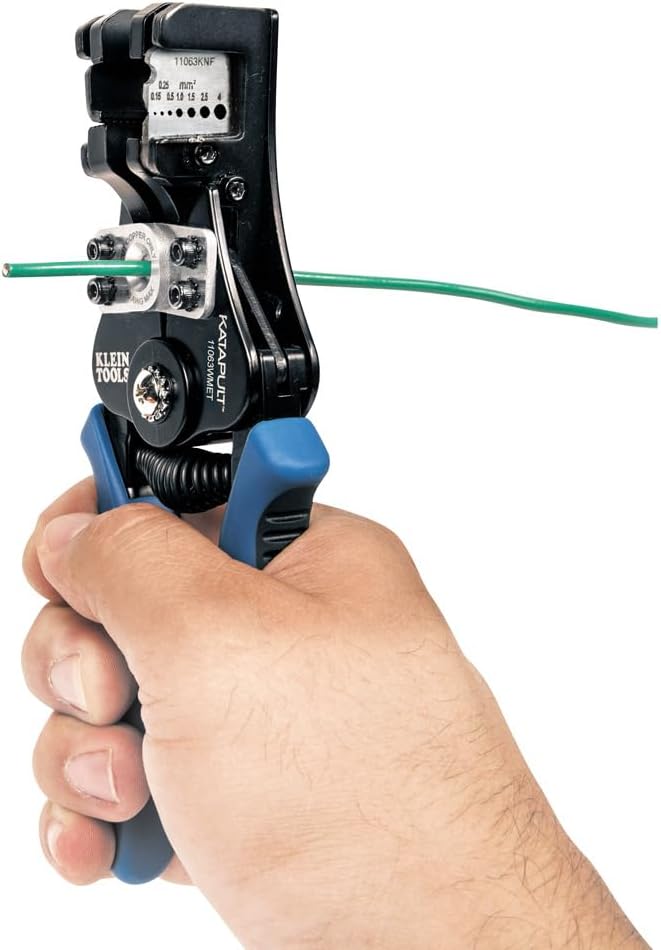 Klein Tools 11063W Katapult Wire Stripper and Cutter for Solid and Stranded Wire - Image 6