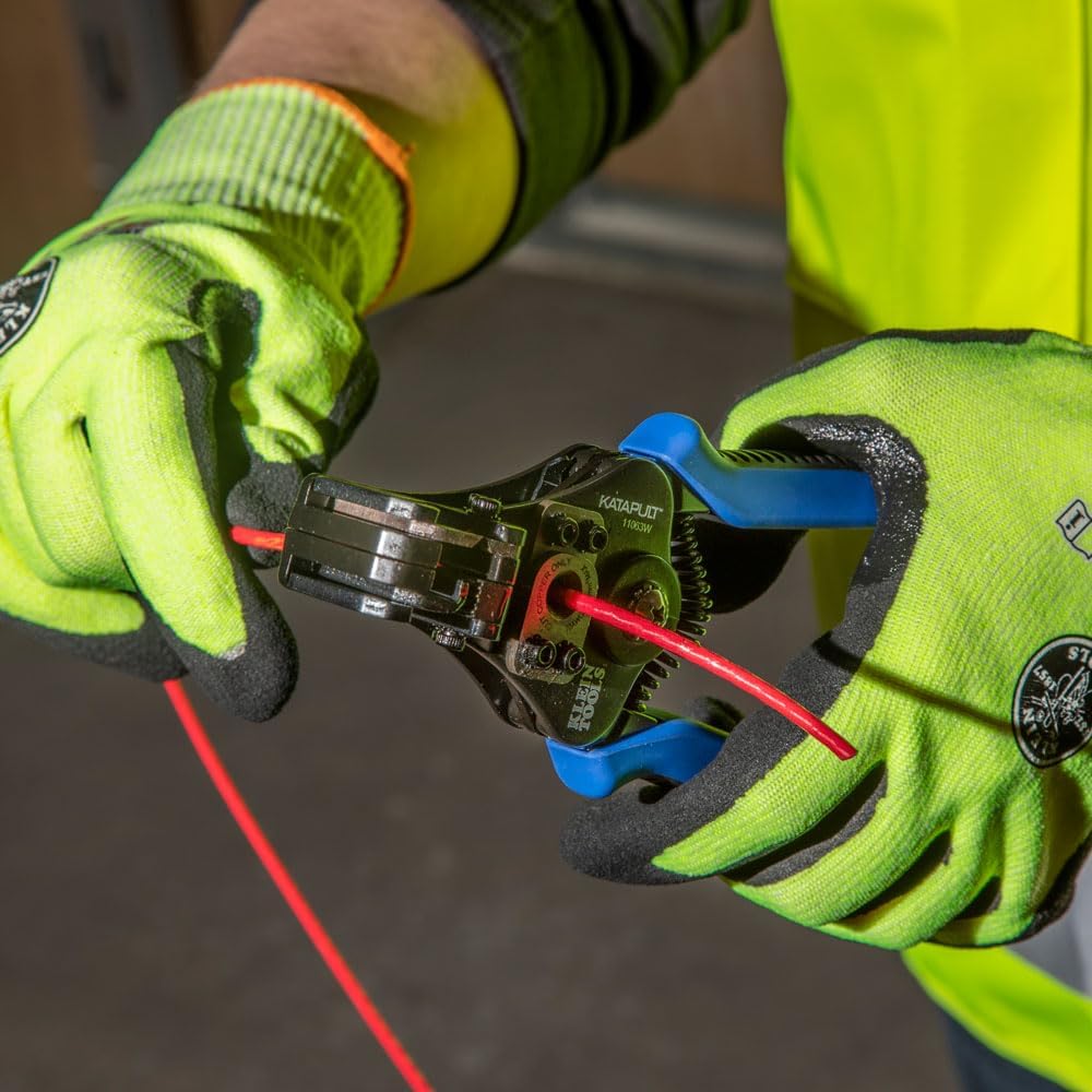 Klein Tools 11063W Katapult Wire Stripper and Cutter for Solid and Stranded Wire - Image 8