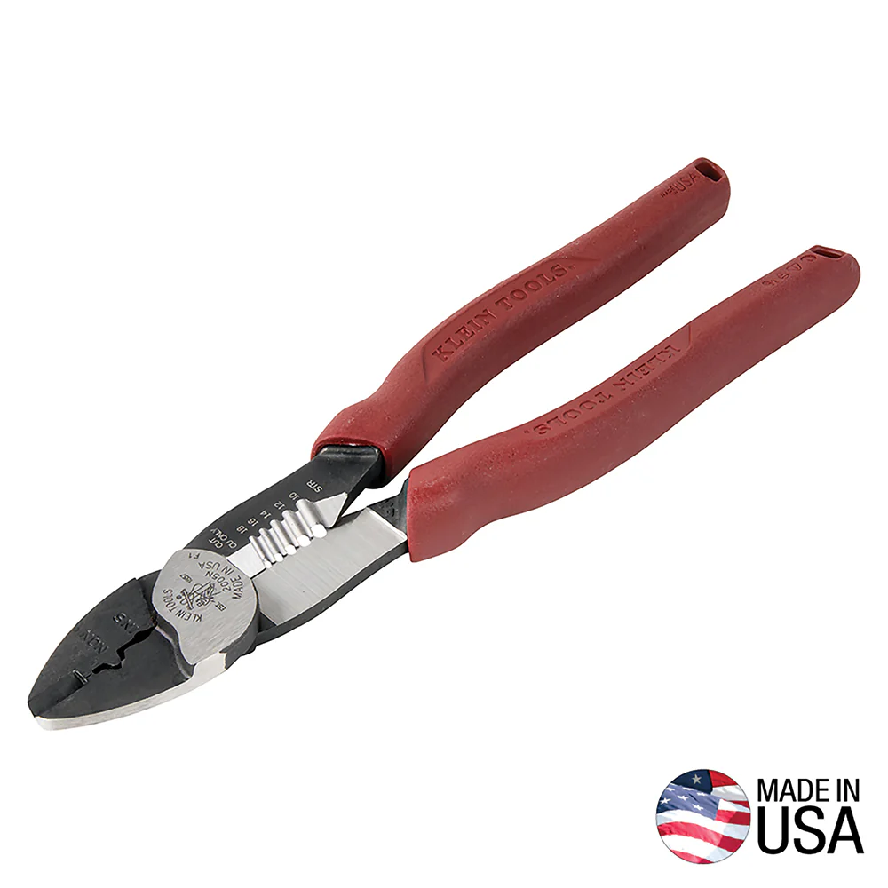 Klein Tools 2005N Forged Steel Wire Crimper, Cutter, Stripper