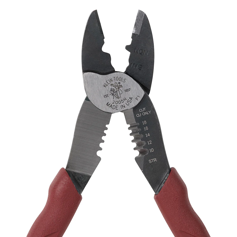 Klein Tools 2005N Forged Steel Wire Crimper, Cutter, Stripper - Image 11