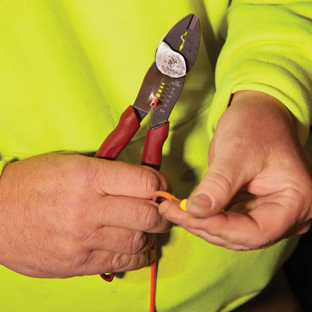 Klein Tools 2005N Forged Steel Wire Crimper, Cutter, Stripper - Image 5