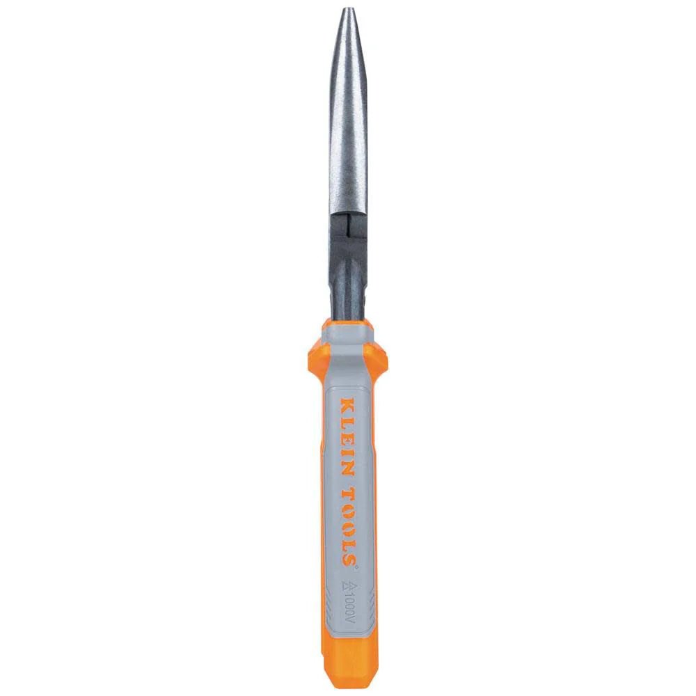 Klein Tools 2038RINS Pliers, Electrician's Insulated Long Nose Side-Cutting Pliers, 1000V Rated, Induction Hardened Knives, 8-Inch - Image 10