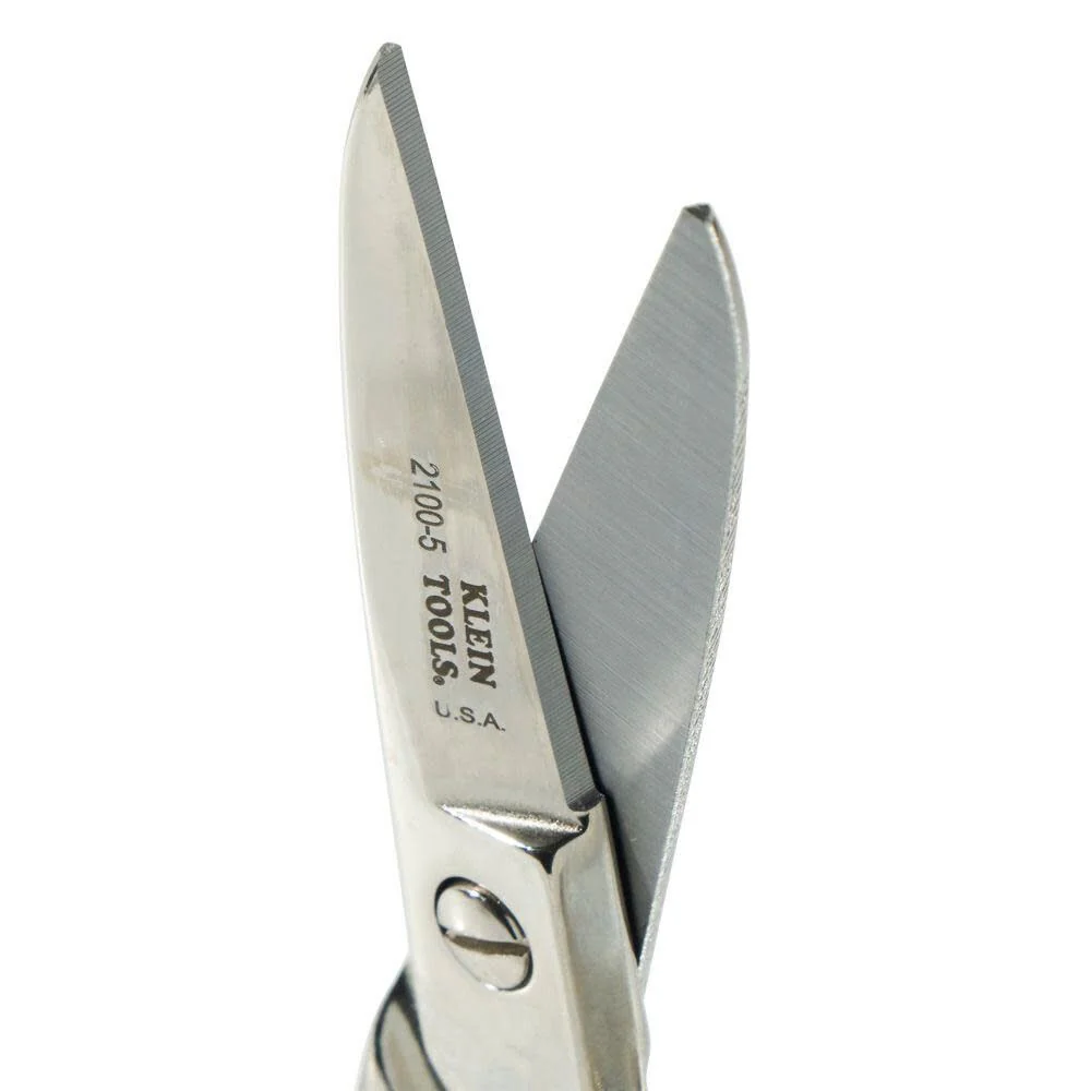 Klein Tools 2100-5 Electrician Scissors for Heavy-Duty Cutting, Made in USA, Corrosion Resistant, 5-1/4-Inch - Image 10
