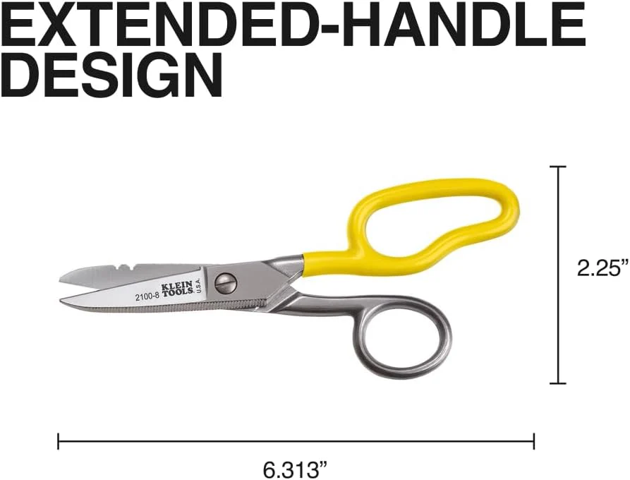 Klein Tools 2100-8 Free-Fall Snip Stainless Steel - Image 5