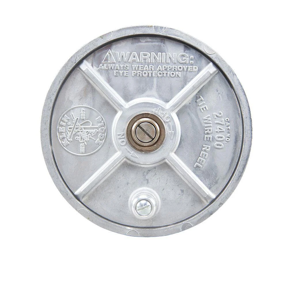 Klein Tools 27400 Tie wire Reel, Made in USA, Lightweight Aluminum, Left Handed and Right Handed with Rewind Knob - Image 3