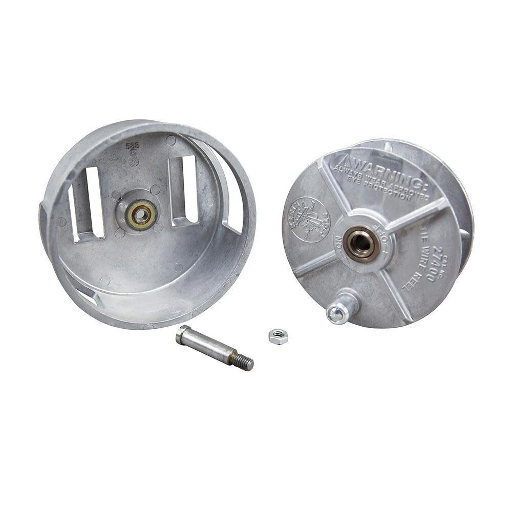 Klein Tools 27400 Tie wire Reel, Made in USA, Lightweight Aluminum, Left Handed and Right Handed with Rewind Knob - Image 7