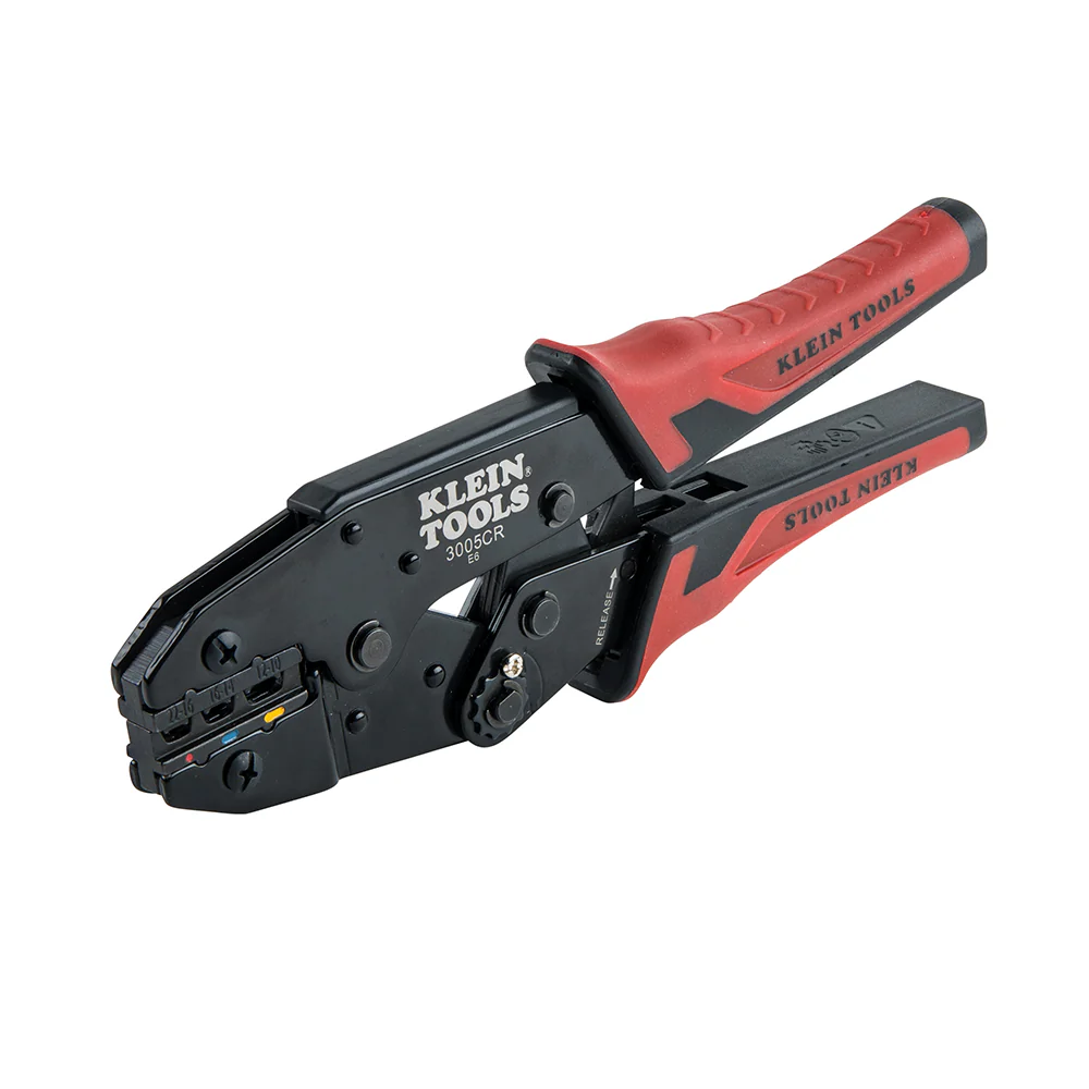 Klein Tools 3005CR Ratcheting Crimper, 10-22 AWG - Insulated Terminals - Image 6