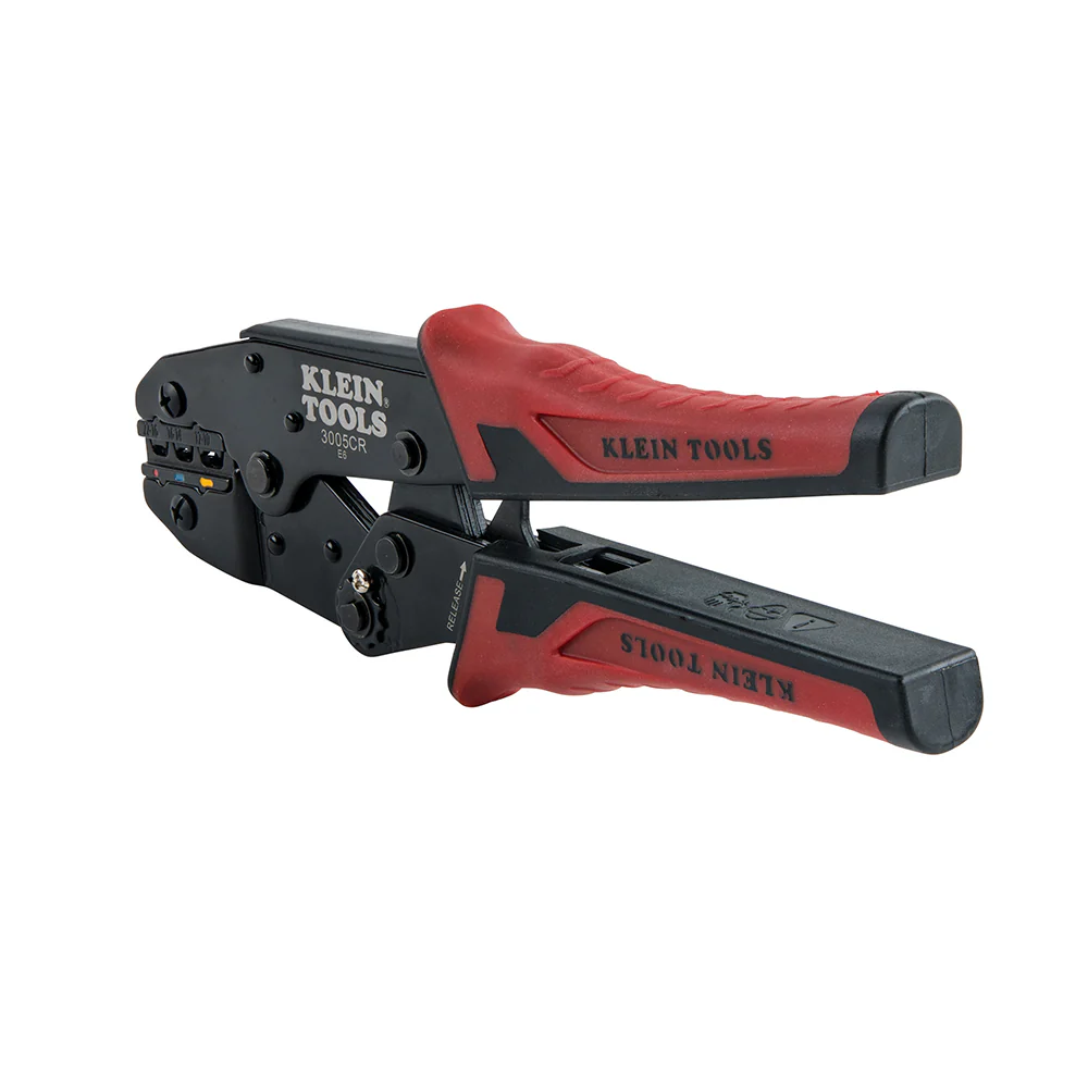 Klein Tools 3005CR Ratcheting Crimper, 10-22 AWG - Insulated Terminals - Image 8