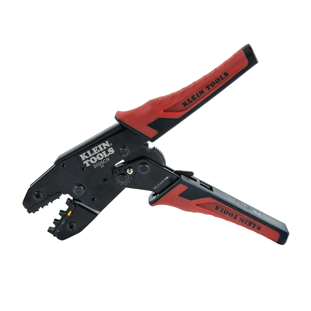 Klein Tools 3005CR Ratcheting Crimper, 10-22 AWG - Insulated Terminals - Image 9