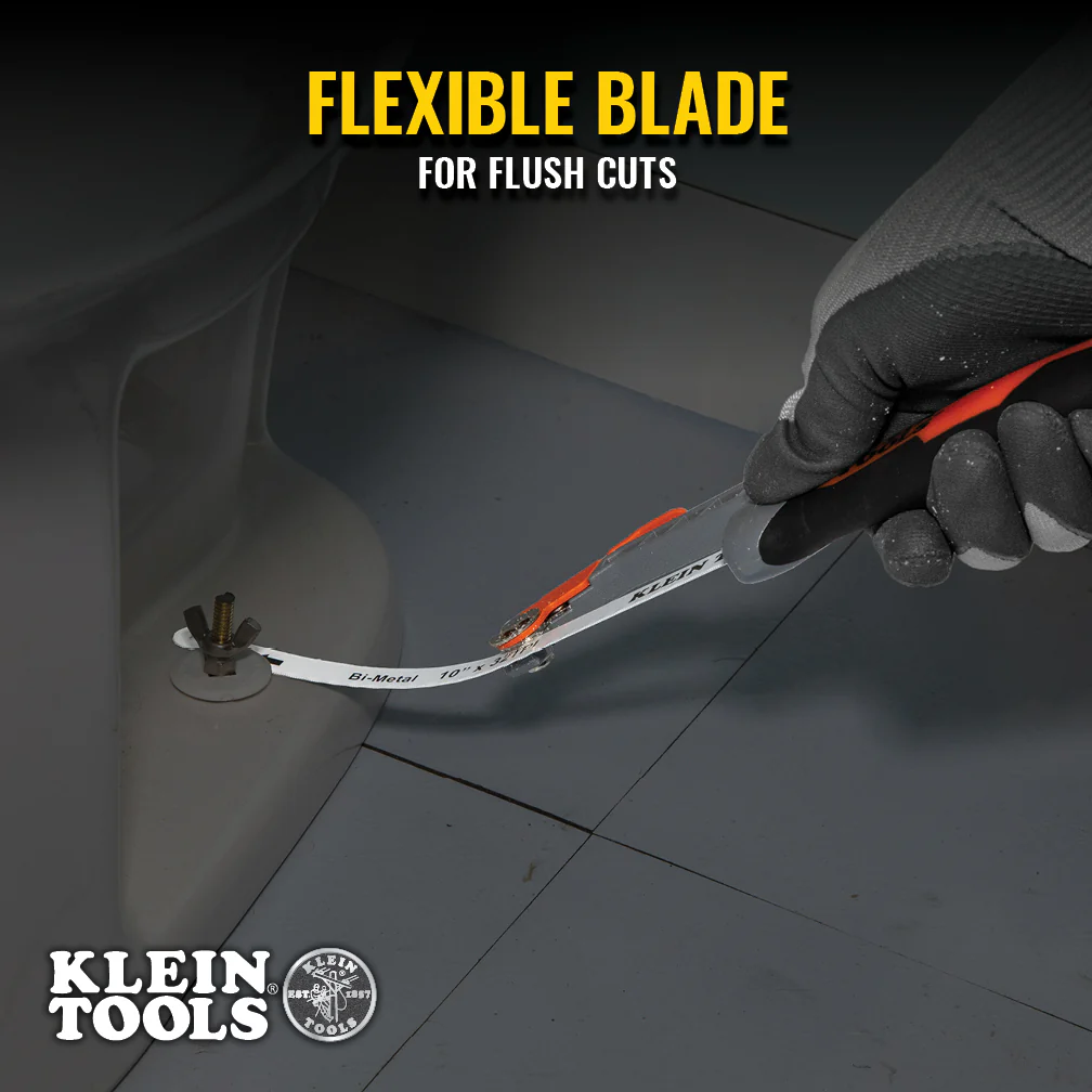 Klein Tools 31432FC Compact Finish-Cut Hacksaw - Image 6