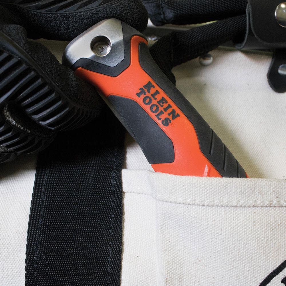 Klein Tools 31737 Folding Jab Saw / Drywall Saw, Hand Saw with Lockback at 180 and 125 Degrees and Tether Hole - Image 8