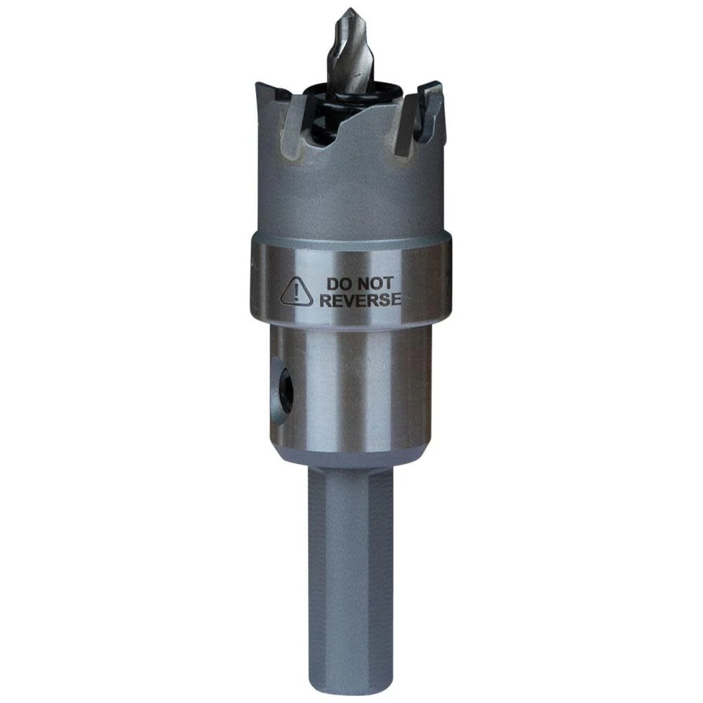 Klein Tools 31852 Heavy Duty Hole Cutter, 7/8-Inch Carbide Hole Cutter Cuts Stainless Steel, Mild Steel, Iron, Copper, Brass - Image 6