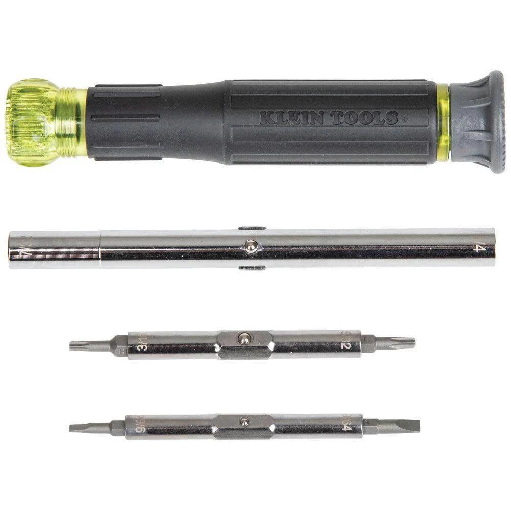 Klein Tools 32314 Electronic Screwdriver, 14-in-1 with 8 Precision Tips, Slotted, Phillips, and Tamperproof TORX Bits, 6 Precision Nut Drivers - Image 8