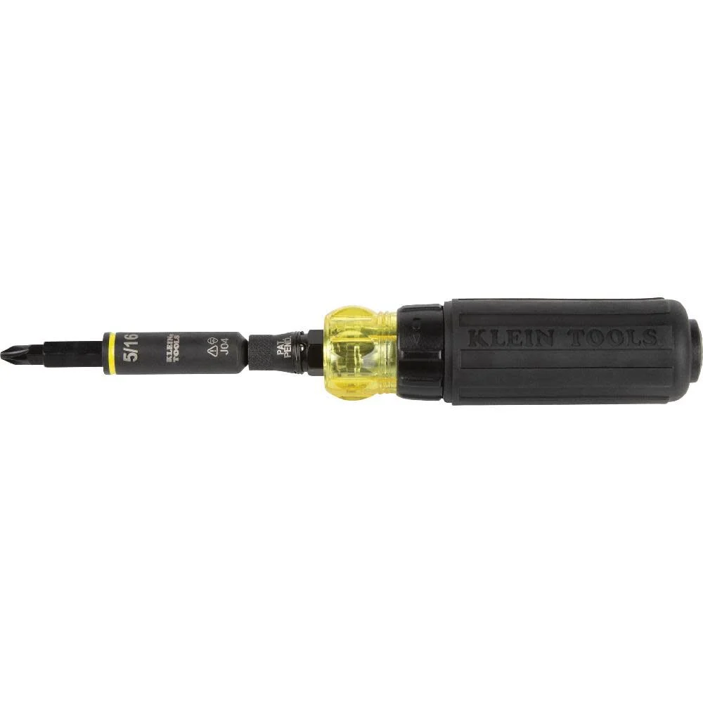 Klein Tools 32500HDRT KNECT Ratcheting Screwdriver, Multi-Bit Screwdriver/Nut Driver, Impact Rated 11-in-1 Tool with Phillips, Slotted, Square and Torx Tips - Image 7