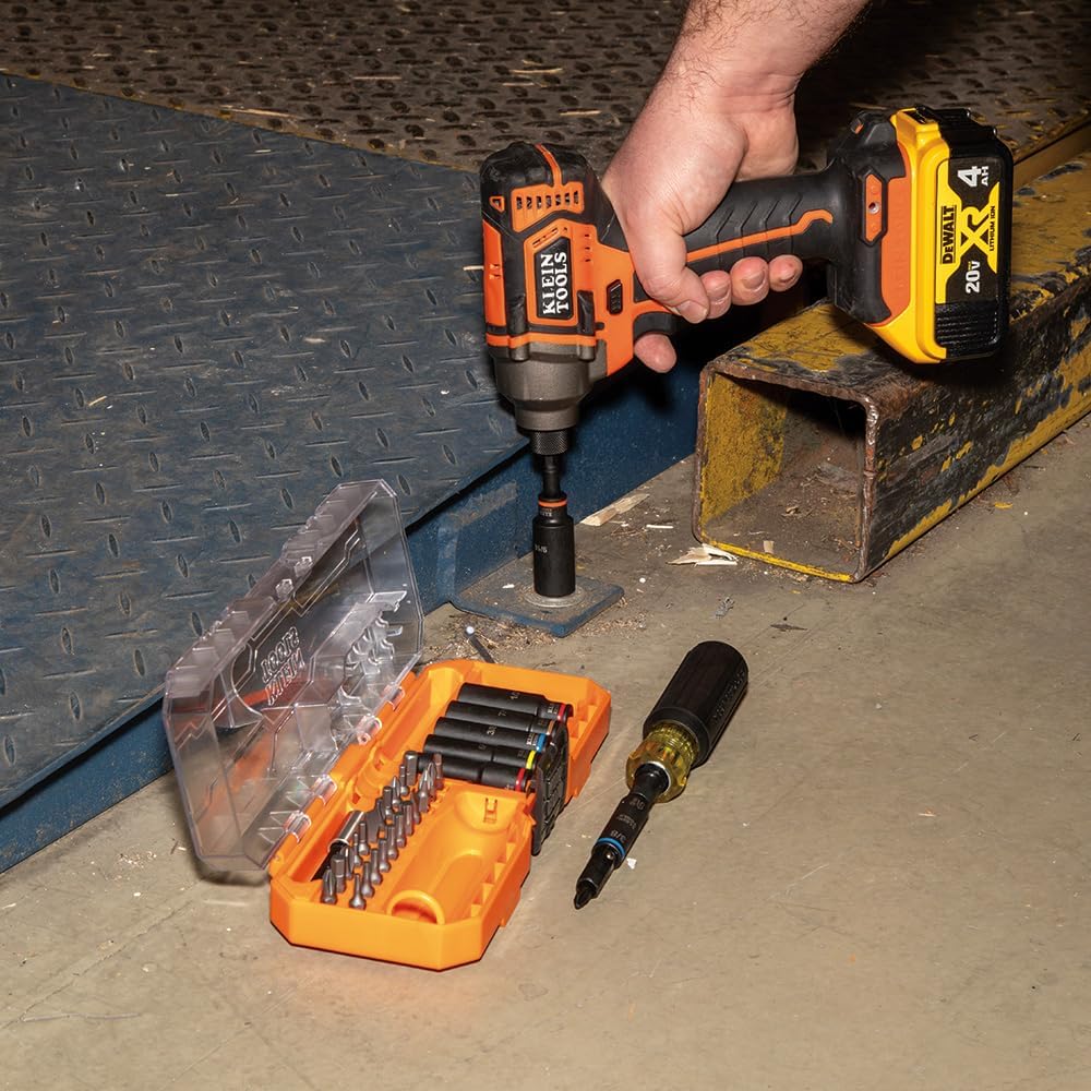 Klein Tools 32502HD KNECT Impact-Rated Screwdriver and Socket Set with Case, 41-Piece - Image 2