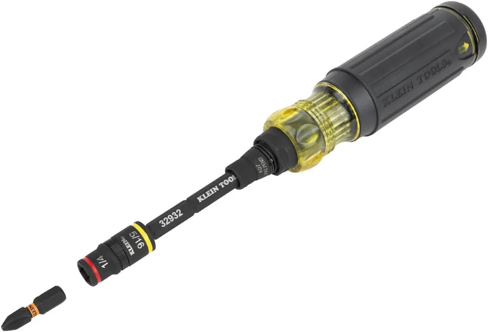 Klein Tools 32516HD KNECT 16-in-1 Impact Rated Hybrid Screwdriver / Nut Driver - Image 4
