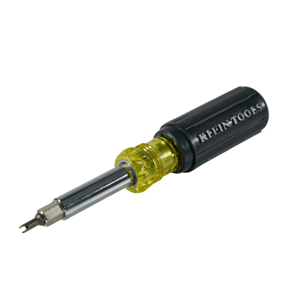 Klein Tools 32527 Multi-Bit Screwdriver / Nut Driver, 11-in-1, Ph, Sl, Sq, Schrader Bits - Image 5