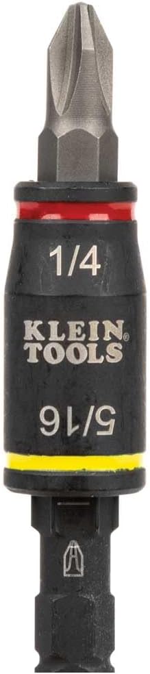 Klein Tools (32767) Impact Driver, SAE 3-in-1 Impact Socket and Bit Holder, Flip Socket with 1/4-Inch and 5/16-Inch Hex Drivers, 5-Inch Length (Pack of 1) - Image 10