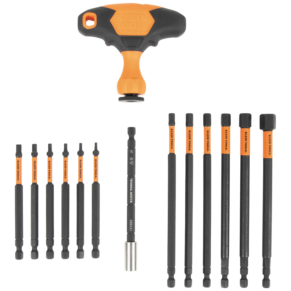 Klein Tools 33804 ProFlex Impact-Rated Interchangeable Ratcheting T-Handle Set, 23-Piece - Image 12