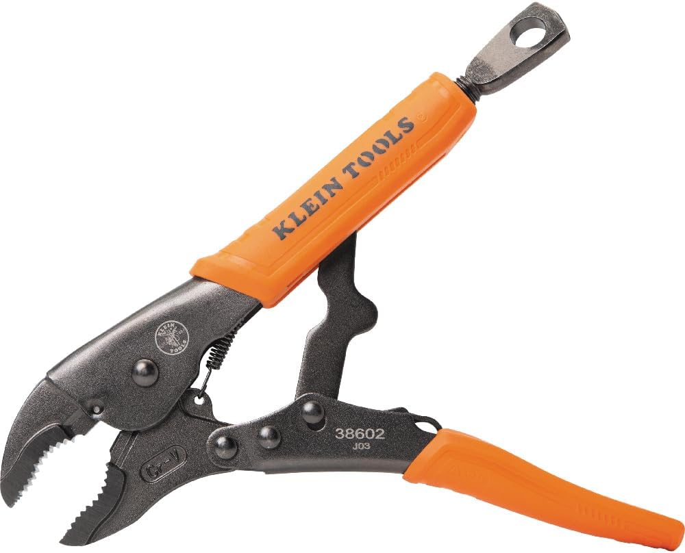 Klein Tools 38602 Curved Jaw Locking Pliers, 10-Inch - Image 9
