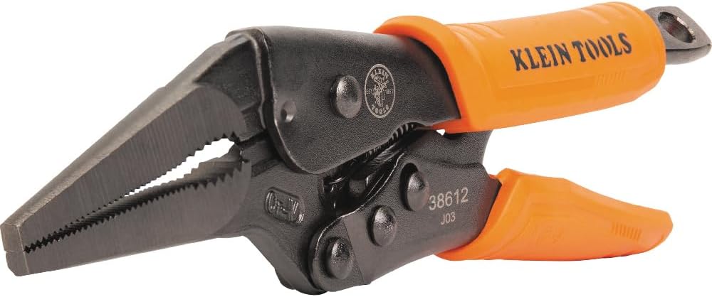 Klein Tools 38612 Long Nose Locking Pliers, 9-Inch - Image 4