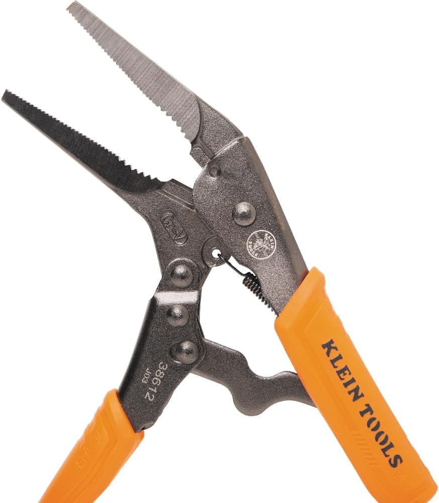 Klein Tools 38612 Long Nose Locking Pliers, 9-Inch - Image 6