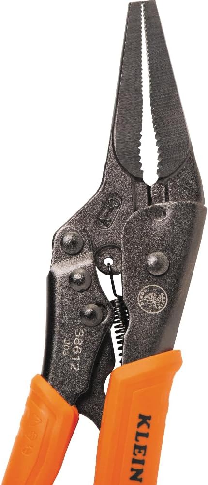 Klein Tools 38612 Long Nose Locking Pliers, 9-Inch - Image 7