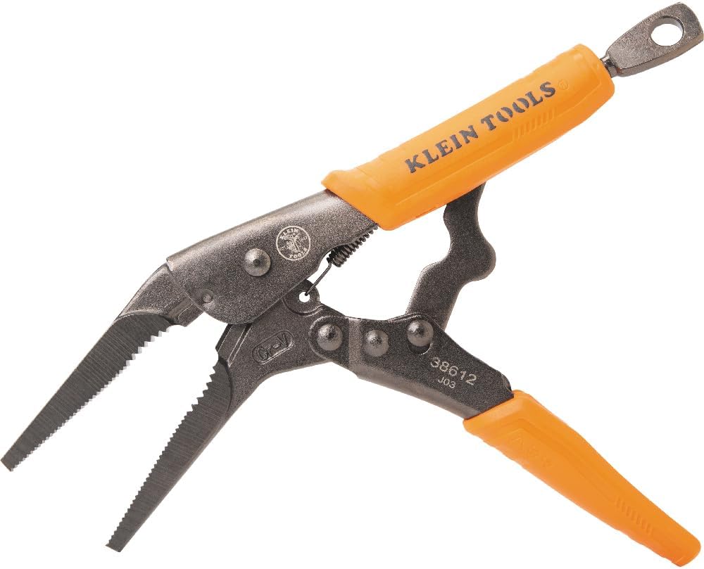 Klein Tools 38612 Long Nose Locking Pliers, 9-Inch - Image 9